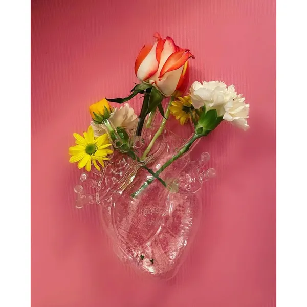 Love In Bloom Vase Glass