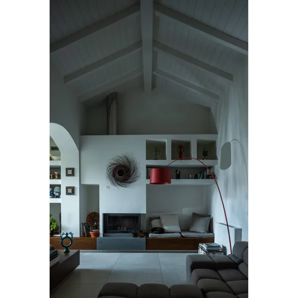 Twiggy Elle Floor Lamp LED Cremisi