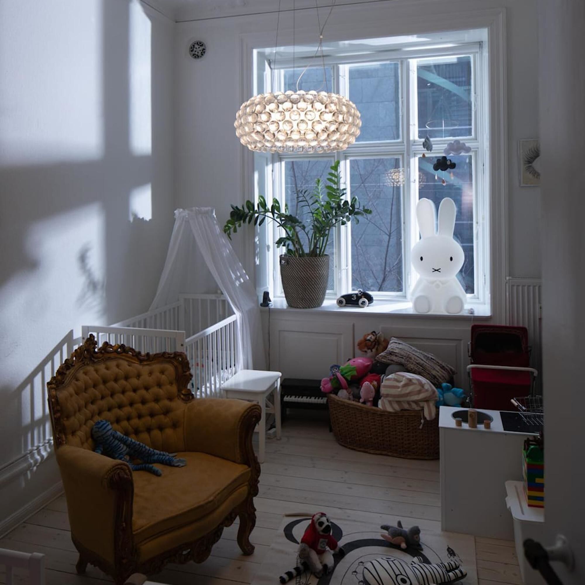 Foscarini Caboche Plus Media Led Regulable Transparente – Lámpara colgante — imagen 3