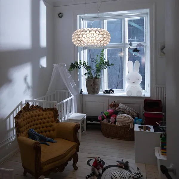 Caboche Plus Pendelleuchte Media LED Transparent