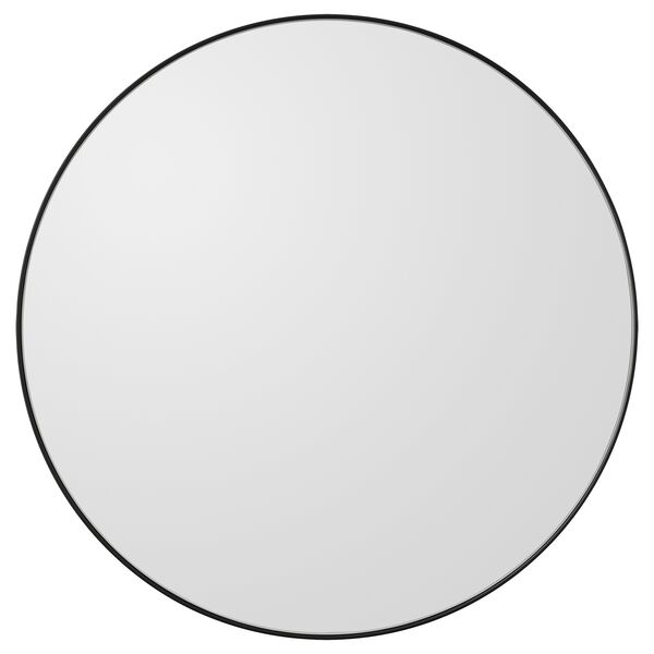 CIRCUM Spegel Transparent/Svart Ø50 cm