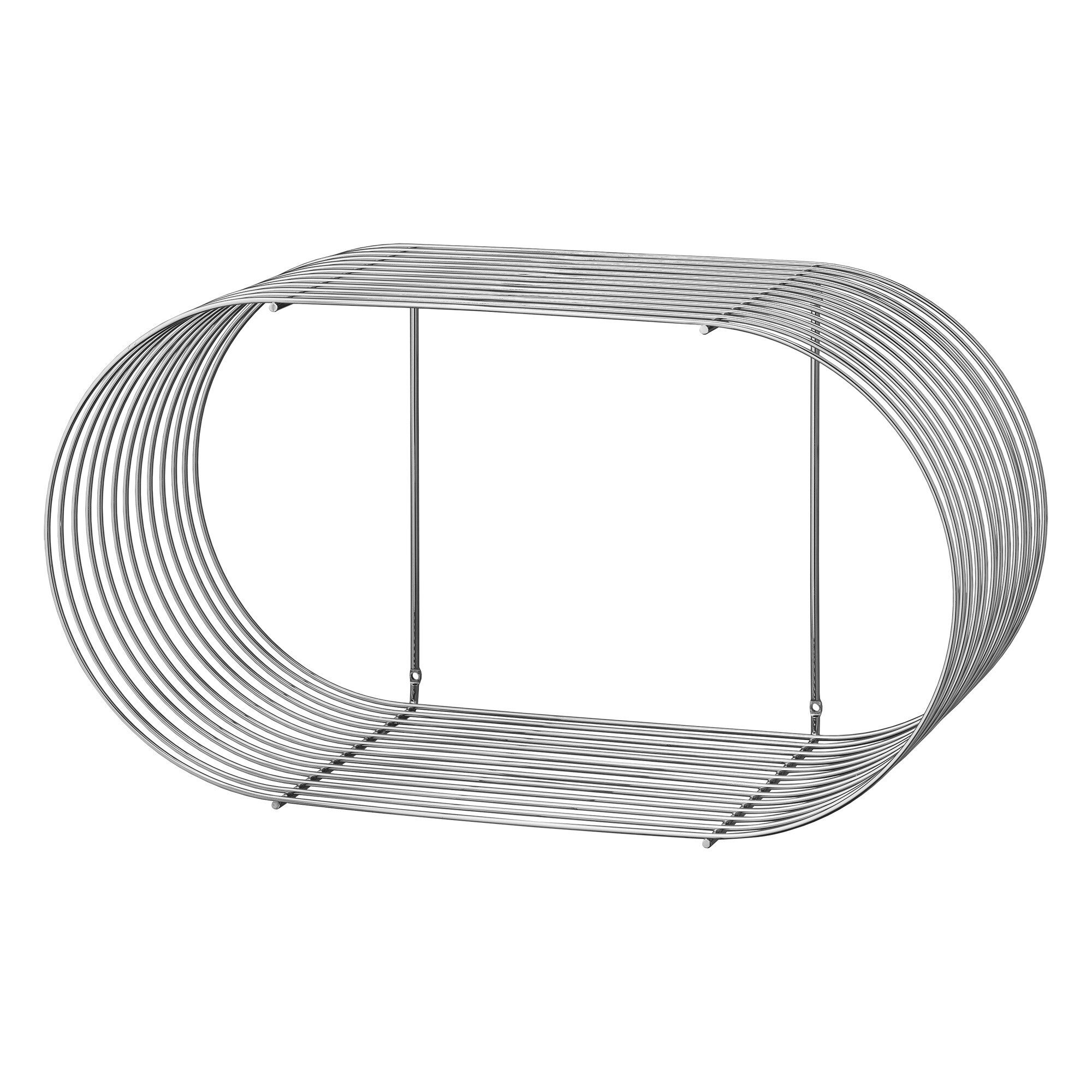 CURVA Hylle Sølv H33 cm