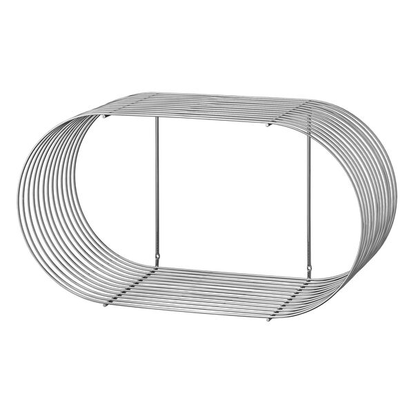 CURVA Plank Zilver H33 cm