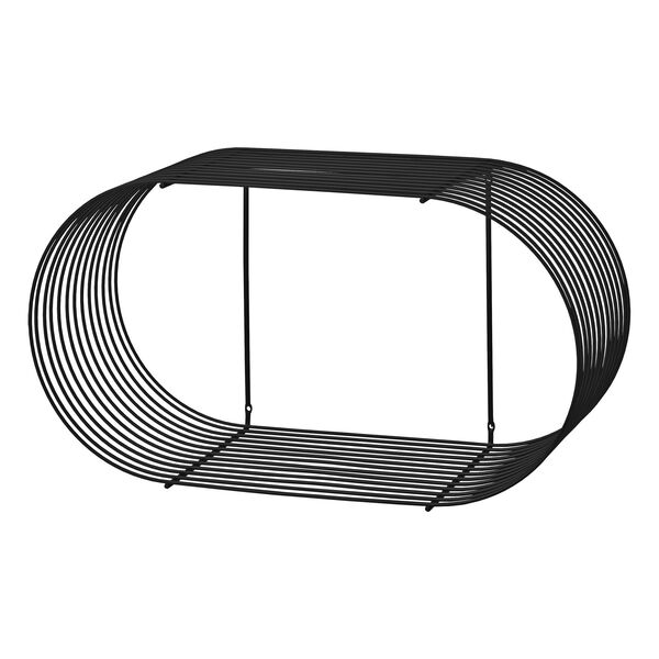 CURVA Regal Schwarz H33 cm