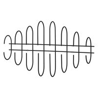 MOVEO Knagerække Sort L85 cm