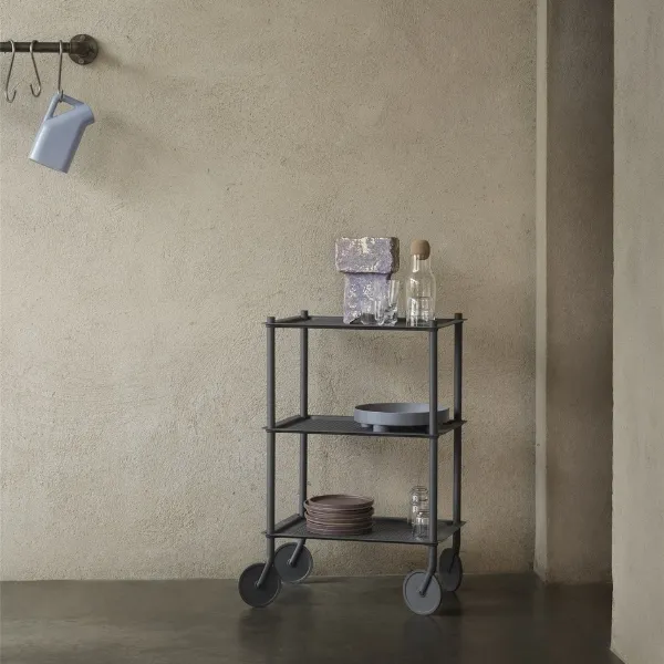 Flow Trolley 3-Layer Blue- Gray