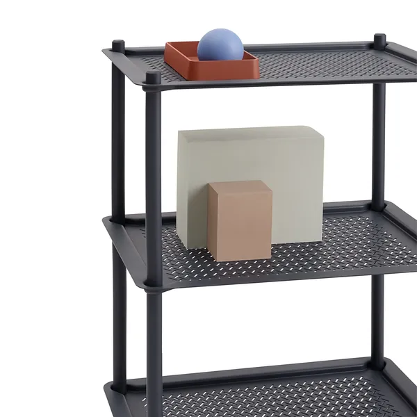 Flow Trolley 3-Layer Blue- Gray