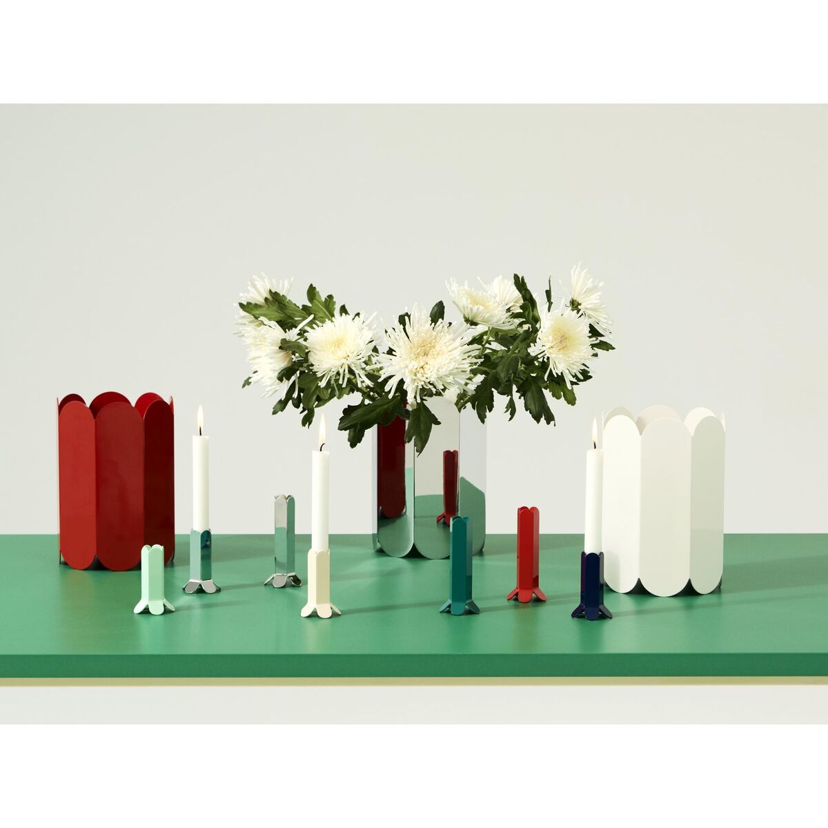 Arcs Candlestick Groß Spiegel