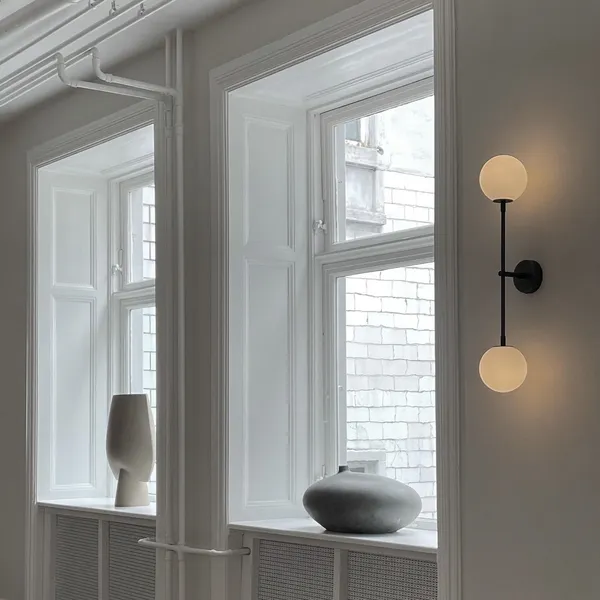 Drop Bulp Wall Lamp Gray