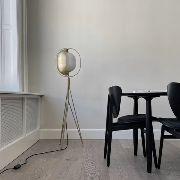 Pearl Gulvlampe Messing