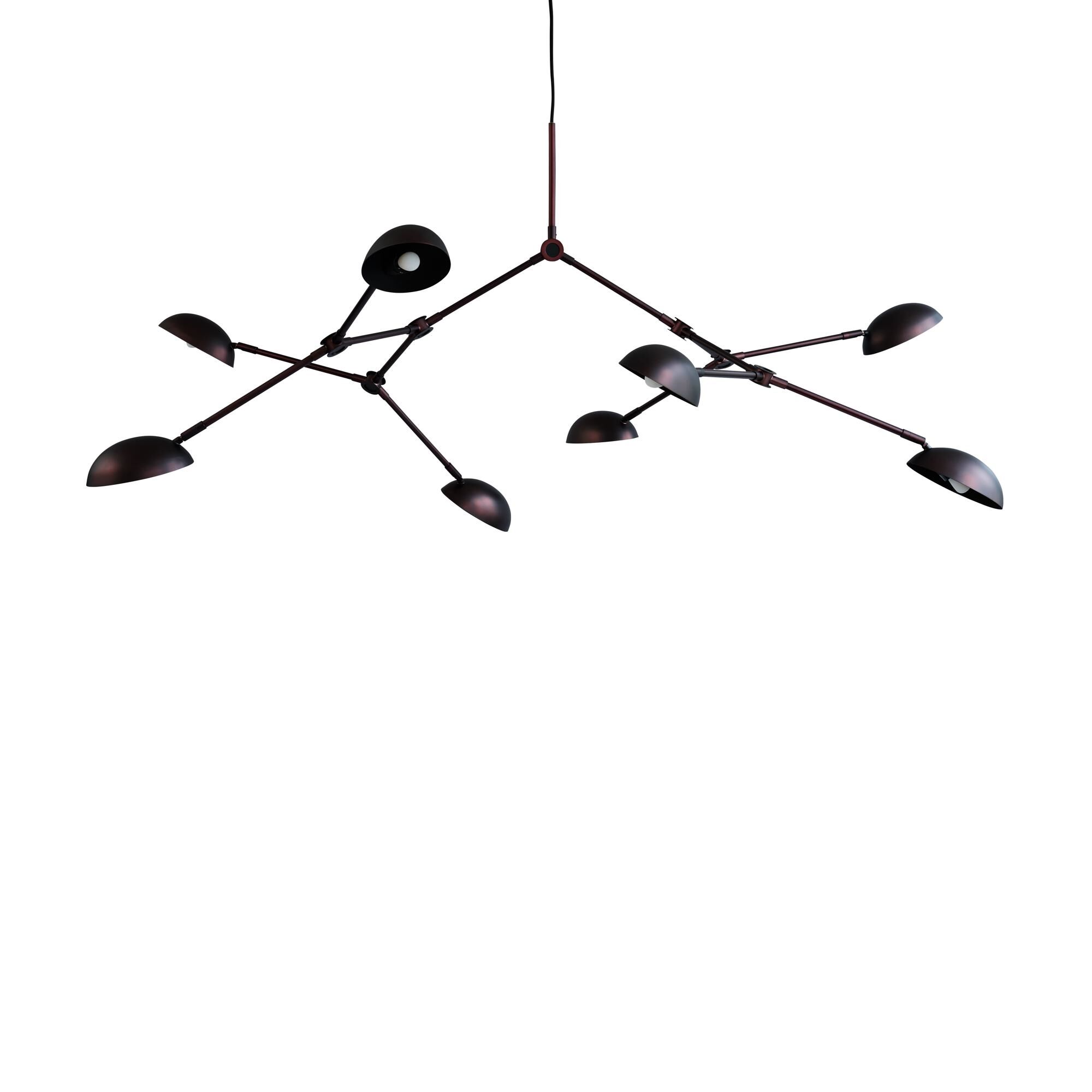 Drop Taklampa Br&auml;nd Svart