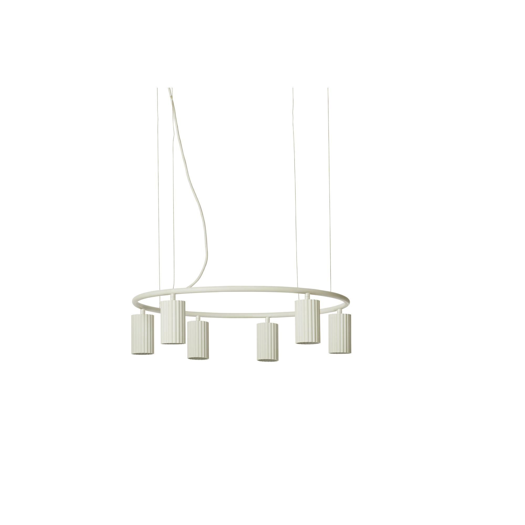 Donna Circle 60 Pendel Creme Hvid