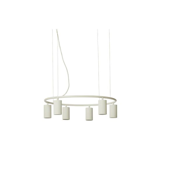 Donna Circle 60 Pendant Cream White