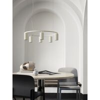 Donna Circle 60 Pendelleuchte Cremeweiß