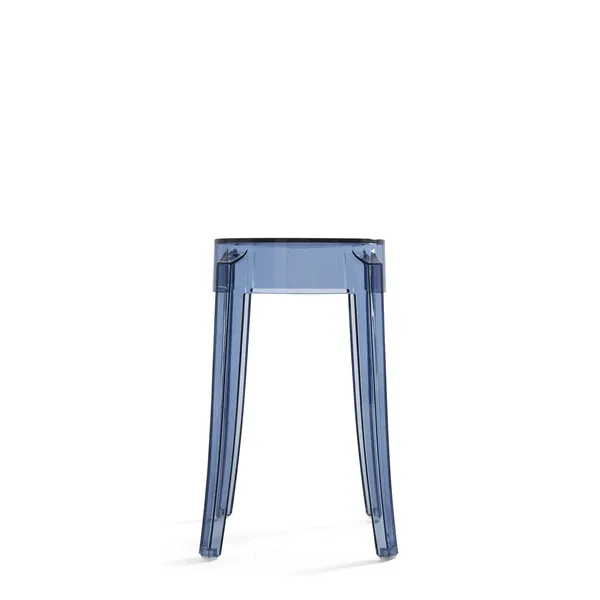 Charles Ghost Stool H45 Blue