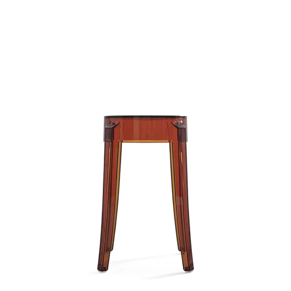 Charles Ghost Stool H45 Amber