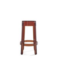 Charles Ghost Bar Stool H65 Amber