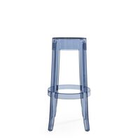 Charles Ghost Bar Stool H75 Blue