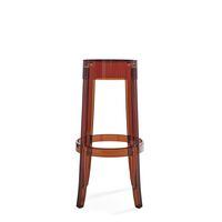 Charles Ghost Bar Stool H75 Amber