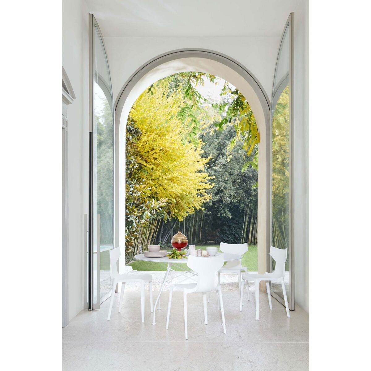 Re-Chair Sedia da Tavolo da Pranzo Bianco