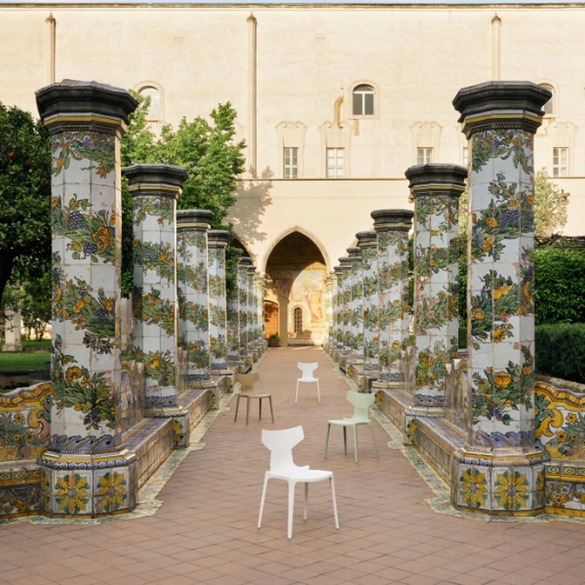 Re-Chair Sedia da Tavolo da Pranzo Bianco