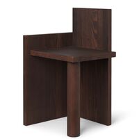 UTA Piece Bedside Table Dark Oiled Pine