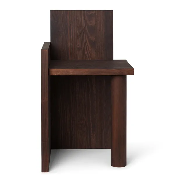UTA Piece Bedside Table Dark Oiled Pine