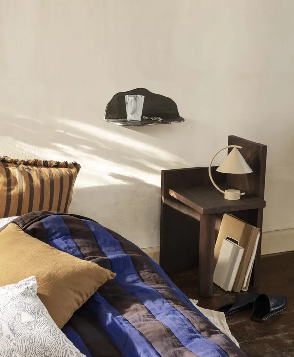 UTA Piece Bedside Table Dark Oiled Pine