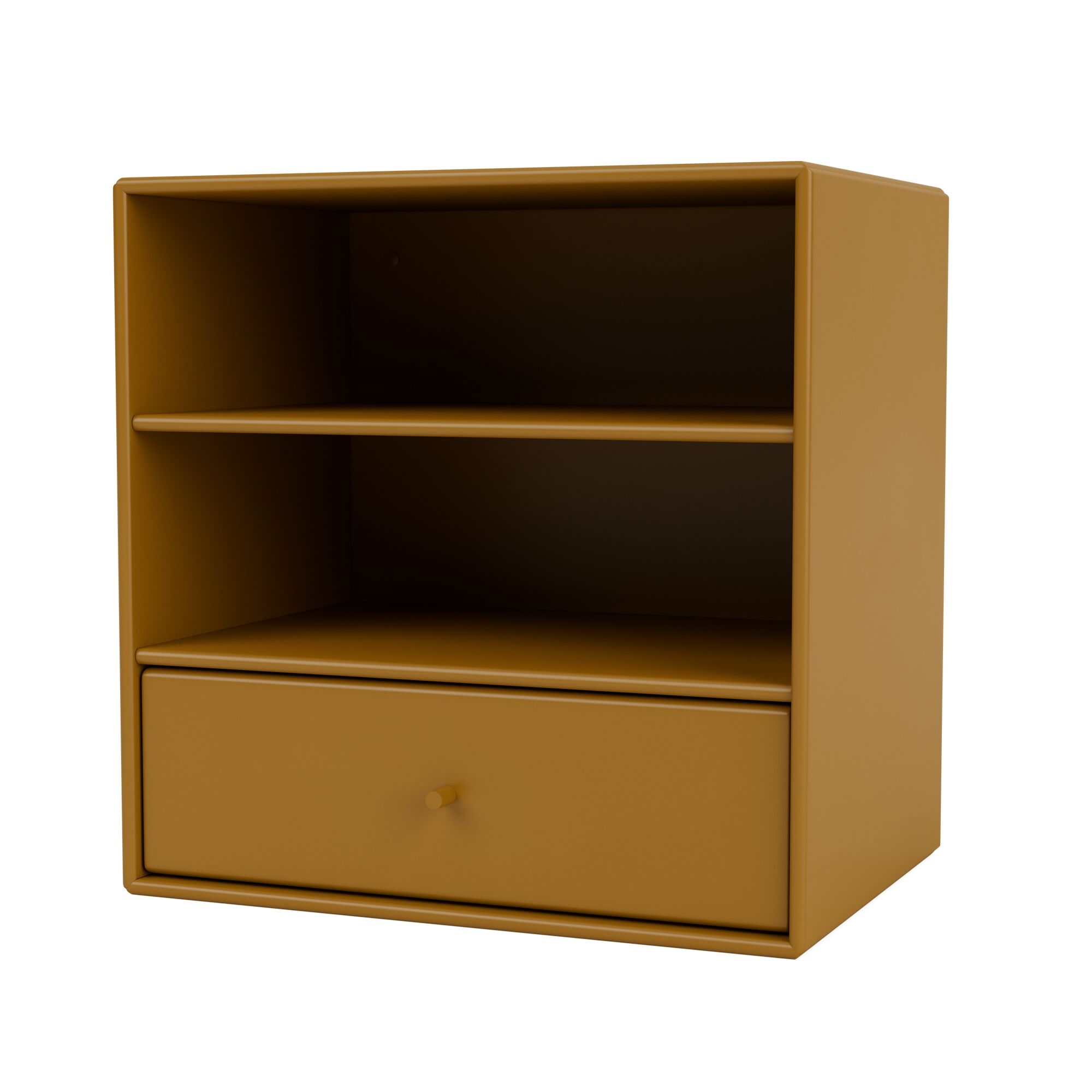 Mini 1005 Bücherregal mit Schublade Bernstein