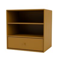 Mini 1005 Bookcase with Drawer Amber