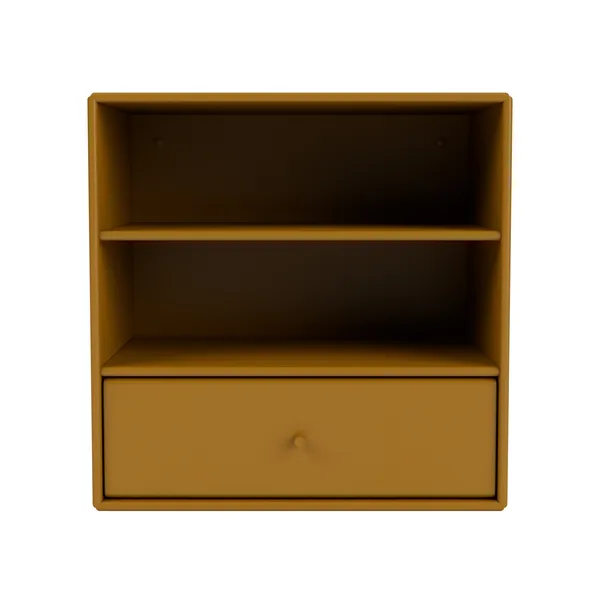 Mini 1005 Bookcase with Drawer Amber