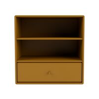Mini 1005 Bookcase with Drawer Amber