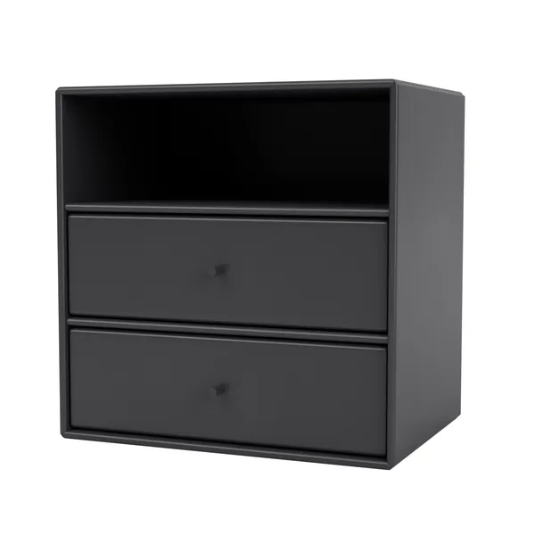 Mini 1006 Bookcase with 2 Drawers Anthracite