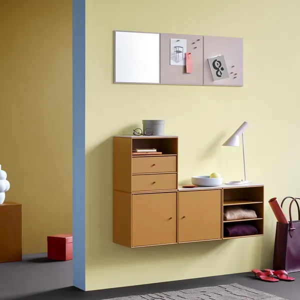 Mini 1006 Bookcase with 2 Drawers Nordic