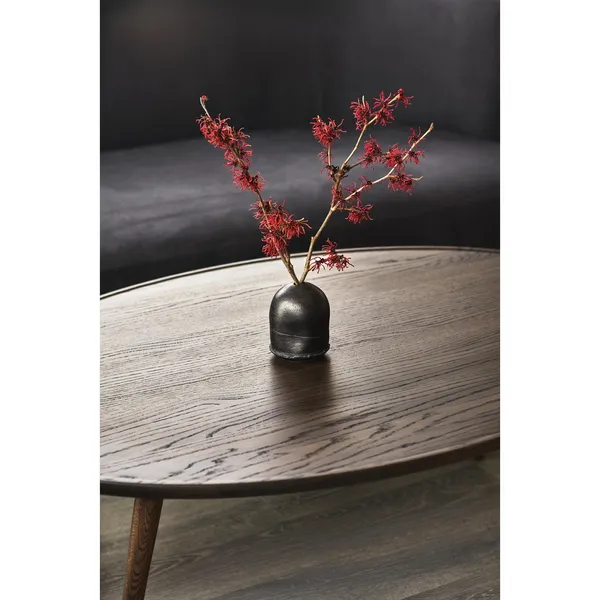 Accent Oval Coffee Table Matt Lacquered Oak