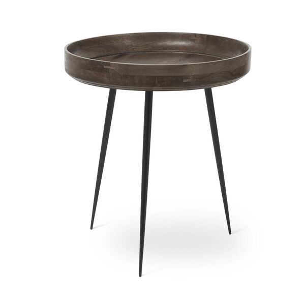Tavolino Bowl Medio Legno di Mango Sirka Grigio