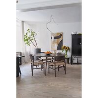 Nestor Dining Chair Black Beech/Black Paper Yarn