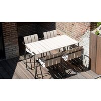Ocean Table Black 140x70 cm