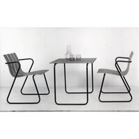 Ocean Bord Sort 70x70 cm