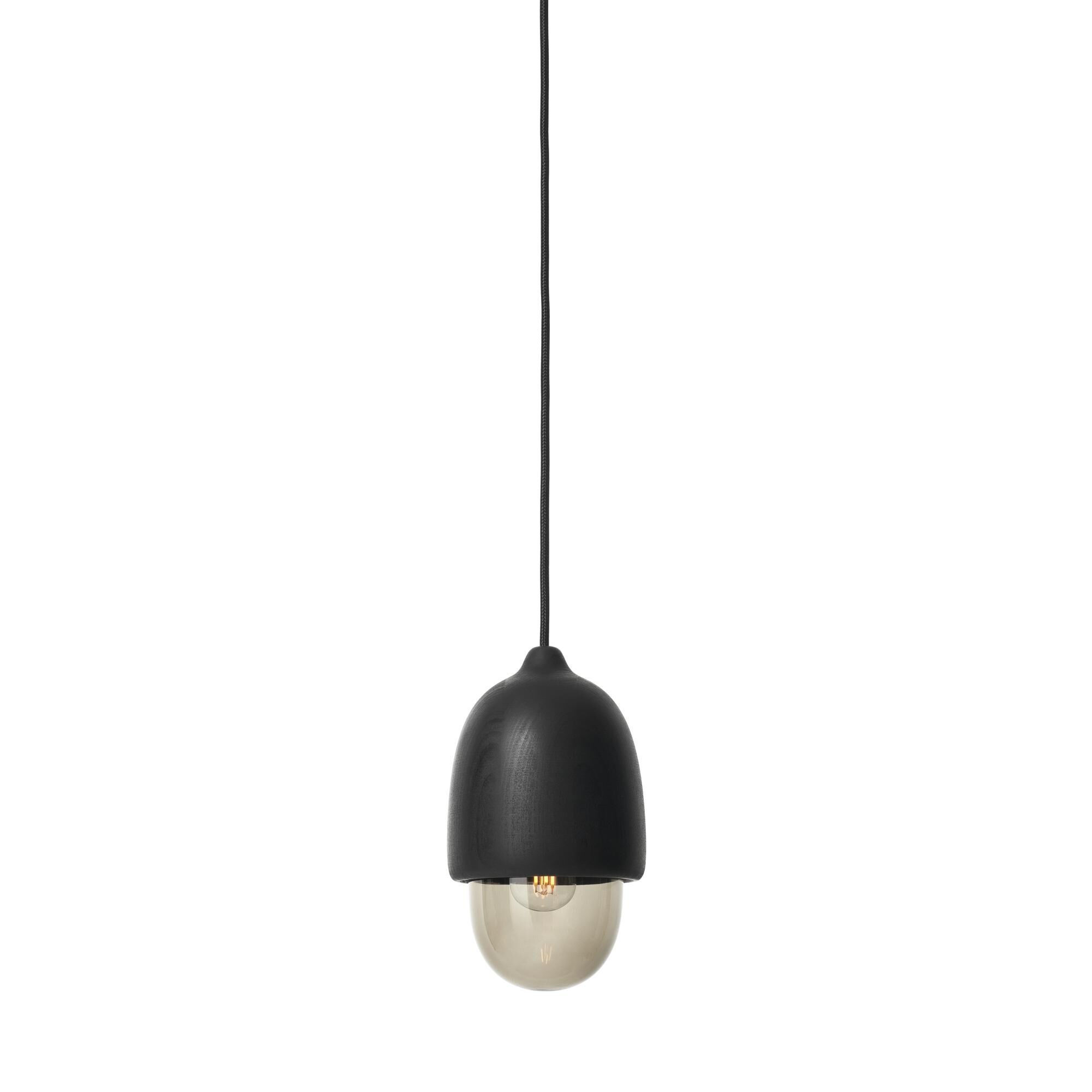 Terho Taklampa Liten Svart Wood