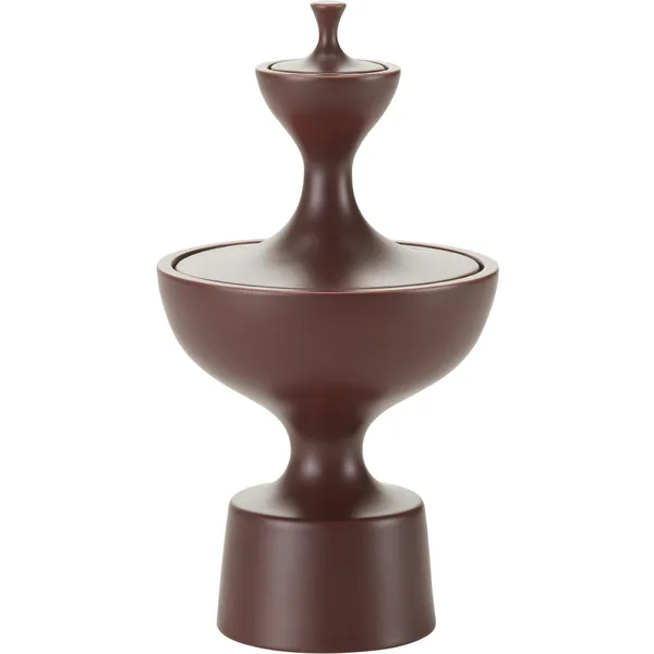 Ceramic Container No.1 Bowl Dark Aubergine