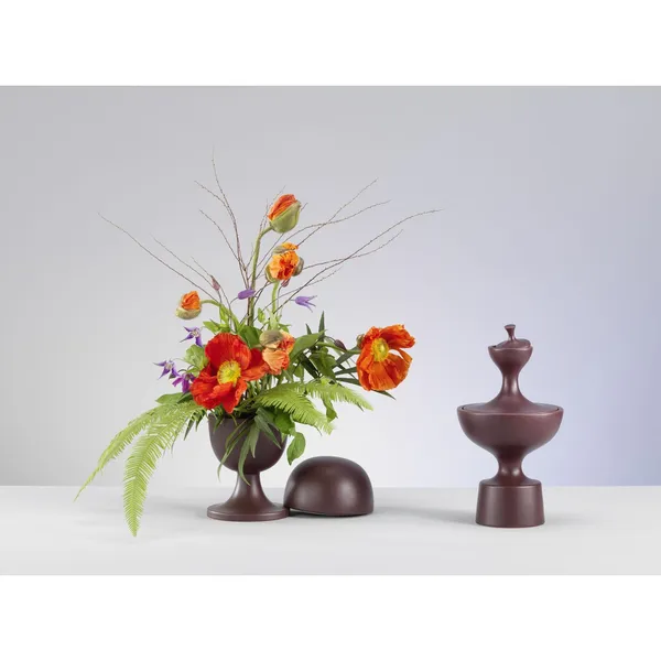 Ceramic Container No.1 Bowl Dark Aubergine