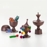Ceramic Container No.2 Skål Dark Aubergine