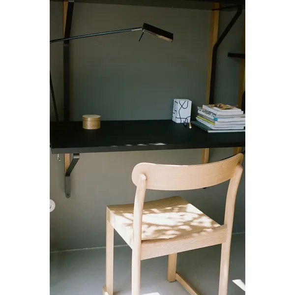Étagère Murale avec Bureau Kaari REB 013, Noir