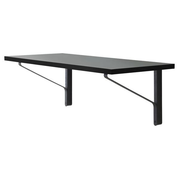 Kaari REB 006 Wall Shelf/Desk Black