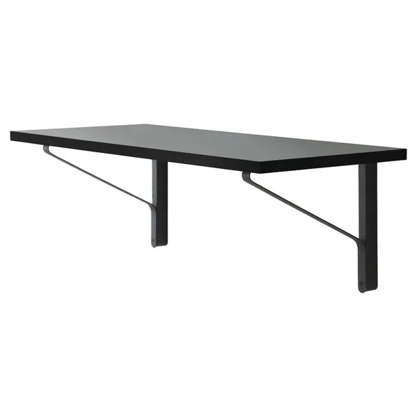Kaari REB 006 Wall Shelf/Desk Black