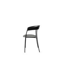 Missing Dining Chair with Armrest Black Ash Wood