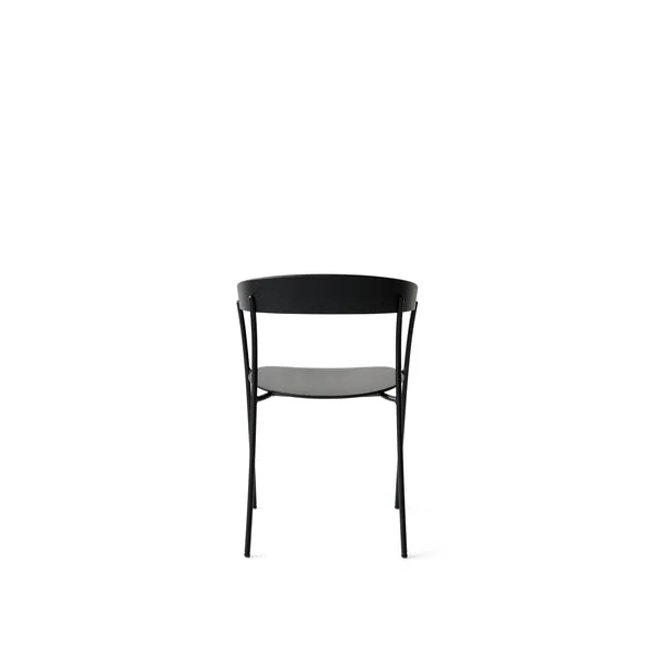 Missing Dining Chair with Armrest Black Ash Wood