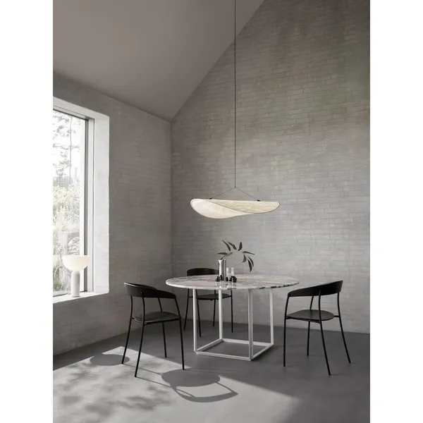 Missing Dining Chair with Armrest Black Ash Wood