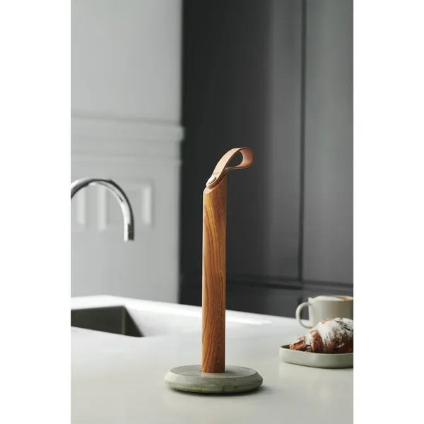 Grab Kitchen Roll Holder Oak